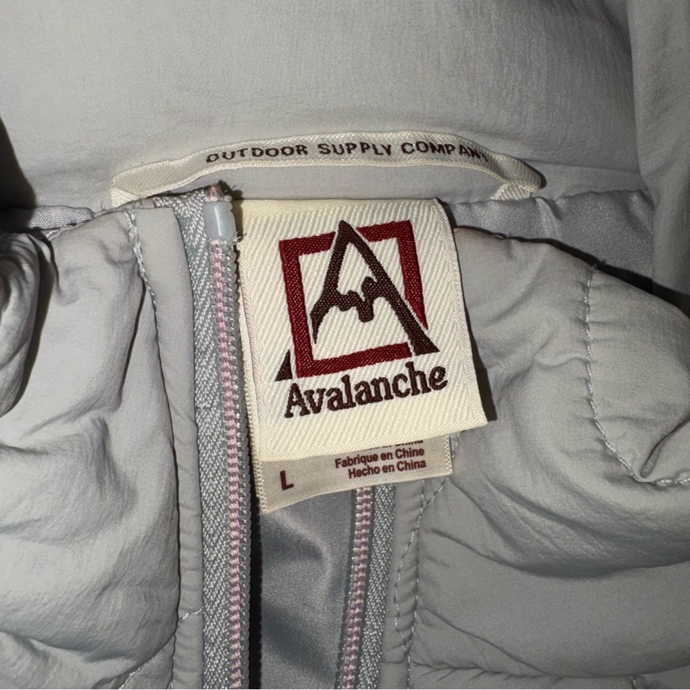 👼🏼Never Worn👼🏼 Avalanche Light Gray Outdoor Jacket - Picture 2 of 8